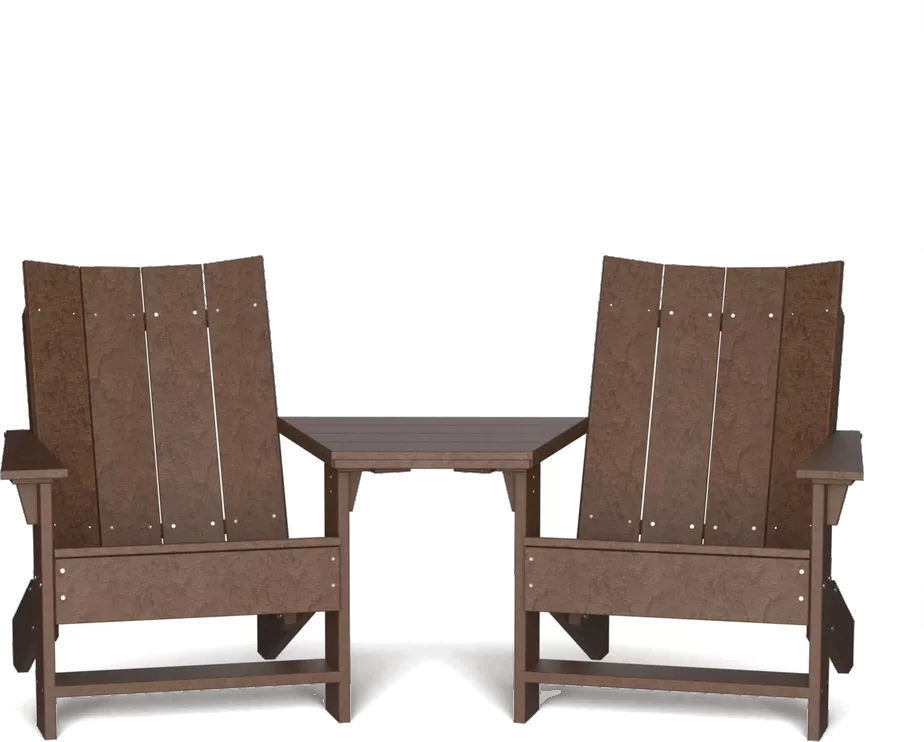 Poly Craft No. 2005, Modern Tete-a-Tete Connecting Table