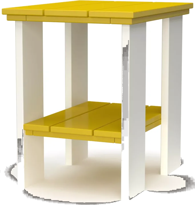 Poly Craft No. 2406, 20&Prime; High Modern Side Table