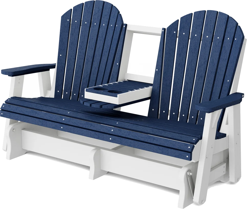 Poly Craft No. 2451 five-foot double glider with center console